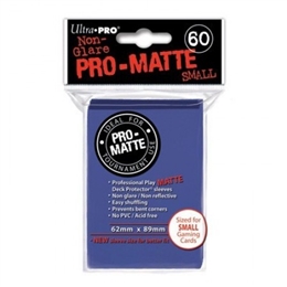SLEEVES PRO-MATTE BLUE SMALL